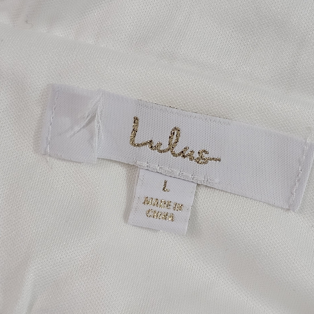 LULUS Heavenly Hues White Maxi Dress Large - Picture 5 of 6